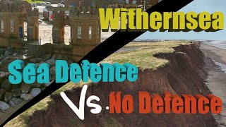 Withernsea Sea Defence vs No Defence [upl. by Paco]