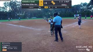 Carolina Elite GenoveseCheek vs Athletics Gold TamborraSpencer 14U 20241102 [upl. by Isyad206]