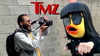 Rockin Robin Punches Paparazzi TMZ PARODY [upl. by Poirer]