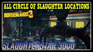 Borderlands 3 All Circles of Slaughter Locations  Slaughterhouse 3 Trophy  Achievement Guide [upl. by Horlacher]