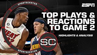 FULL RECAP of HeatNuggets Game 2 Highlights player reactions amp analysis  SportsCenter [upl. by Ainahtan769]