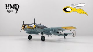 Messerschmitt Bf 110C Luftwaffe SKG 210 Russian Front 1941 Wespe Corgi 172 Diecast Model AA38506 [upl. by Dominy432]