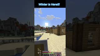 Winter Is Here minecraft foryou fyp gameofthrones [upl. by Enattirb]