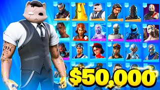 My 50000 RARE Fortnite Locker Tour [upl. by Teerell]