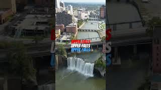 Upper Falls Rochester NY • 4k Drone Tour [upl. by Jermain]