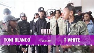 TONI BLANCO vs T WHITE QOTR presented by BABS BUNNY amp VAGUE [upl. by Atsira]