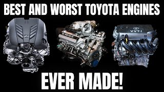 These are the Best and Worst Toyota Engines Ever Made [upl. by Yrennalf]