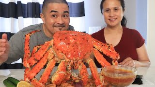 SPIDER KING CRAB MUKBANG [upl. by Elades]