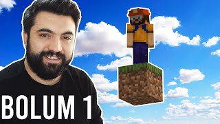 ADŞ İLE TEK BLOK SKYBLOCK Minecraft One Block Skyblock Sezon 3  Bölüm 1 [upl. by Ellehcsor]