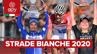 Strade Bianche 2020 anteprima  GCN Italia Racing [upl. by Lrub]