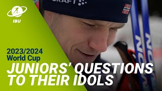 A Biathlon Direct Line Pros answer Juniors Questions Part 3 [upl. by Assirrec]