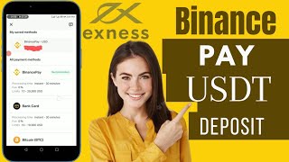 How To Deposit USDT In Exness From Binance Pay  Exness Deposit Binance Pay [upl. by Idnahr]