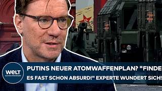 PUTINS KRIEG Neuer Atomwaffenplan quotIch finde es fast schon absurdquot Was einen Experten wundert [upl. by Ynohtnaluap438]