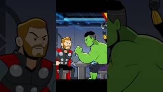 How Thor Defeats Ironman 🤯 😱🥶 God Power Hulk marvel mcu avengers ironman views shorts [upl. by Montagu65]