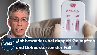 NEGATIV UND ANSTECKEND Darum ist der Test bei Omikron erst so spät positiv  WELT Interview [upl. by Filmer]