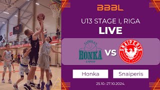 Tapiolan Honka 2012 vs KA Snaiperis 2012  BBBL Boys U13 [upl. by Enyahc]