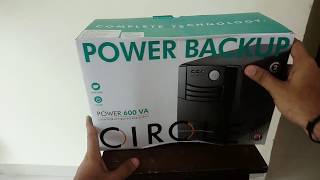 Circle 600VA ups unbox and review in हिंदी [upl. by Atekahs]