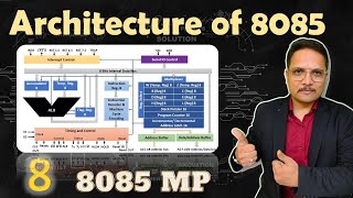 Architecture of 8085 Microprocessor Data Flow and Working Explained  8085 [upl. by Kinnon]