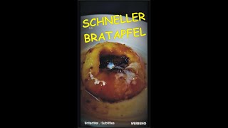 World fastest German Bratapfel baked apple microwaved [upl. by Elkcim530]