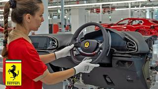 Ferrari Production  Inside Gigantic multi billion € factory producing supercars [upl. by Hermie282]