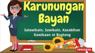 KarunungangBayan at mga Uri Nito [upl. by Akayas]