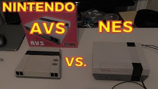 Nintendo NES vs RetroUSB AVS  Unboxing amp Comparison [upl. by Leivad122]