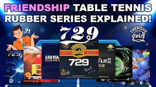 Friendship 729 Table Tennis Rubber Series Explained [upl. by Garin]