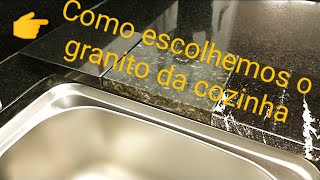 Diferentes cores de pedra granito escura para bancada de cozinhacomo decidimos [upl. by Iyre]