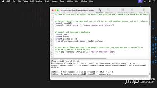 Integrating JMP and Python [upl. by Valleau]