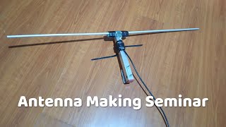 Antenna Making VHF Dipole [upl. by Charlot]