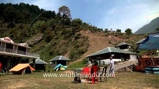 View of the Great Himalayan Resort  Bhagsunath [upl. by Atinreb]