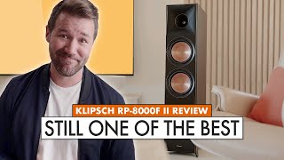 Klipsch Tower Speakers R700 Killer 😯 KLIPSCH RP8000F II Review [upl. by Yekciv]