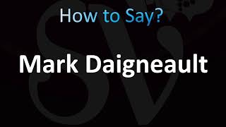 How to Pronounce Mark Daigneault Correctly [upl. by Alf]