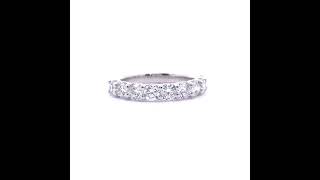 145 Carat Diamond SemiEternity Ring in 14k White Gold Fine Quality amp Craftsmanship [upl. by Oicor]