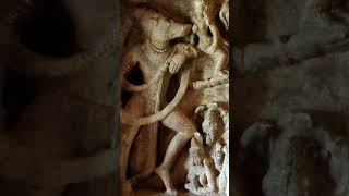 ఐహొళే లోని పురాతన శిల్పాలు aihole cavetemple karnataka ancient india history hindu [upl. by Sane]