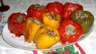 Вкусный фаршированный перец мясом и рисом  секрет приготовления [upl. by Nie658]