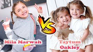 Mila Marwah VS Taytum and Oakley Fisher Transformation  From Baby To Now Years Old [upl. by Neurath]