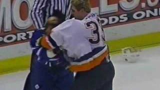 Tie Domi vs Eric Cairns Feb 7 2002 [upl. by Sarnoff221]