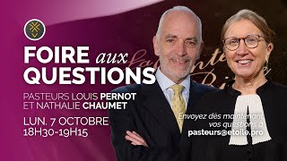 Foire aux questions avec les pasteurs Nathalie Chaumet et Louis Pernot  7 octobre 2024 [upl. by Aremus209]