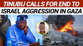 TINUBU CALLS FOR END TO ISRAEL AGGR£SSION IN GAZA [upl. by Oguh365]