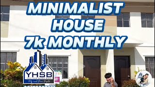 RENT TO OWN MINIMALIST HOUSE 7k MONTHLY [upl. by Nnek]