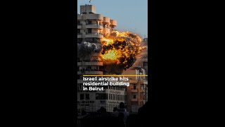 Israeli strike hits Beirut as Lebanon’s death toll surpasses 3500  AJ shorts [upl. by Cusack794]