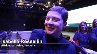 Isabella Rossellini in visita a Roma allo spazio dedicato al celebre padre [upl. by Guild]