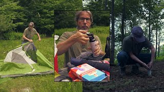 Solo Tent Camping ASMR [upl. by Elmer]