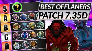 NEW OFFLANE TIER LIST Patch 735D  Best Position 3 Heroes RANKED  Dota 2 Guide [upl. by Moersch]