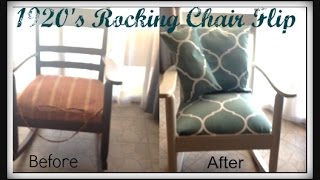 1920s Rocking Chair FlipRestoration [upl. by Seow]