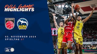 Bamberg Baskets vs ALBA BERLIN  Full Game Highlights  Spieltag 07 202425 [upl. by Ihana322]