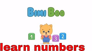 123 Learning Game For Kids  Numbers 1  20  Educational Video To Watch And Learn  Bimi Boo App [upl. by Dorreg]