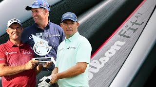 Padraig Harrington Tests Wilson Fit AI [upl. by Mercie]