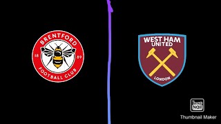 Brentford vs West ham reaction 😱😁 [upl. by Worrell]